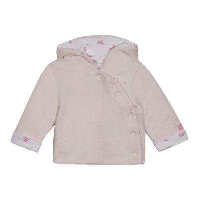 J by Jasper Conran Baby girls' light pink wadded jacket